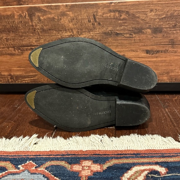 Lucky Brand Black Leather Booties size 8.5 - Picture 6 of 6